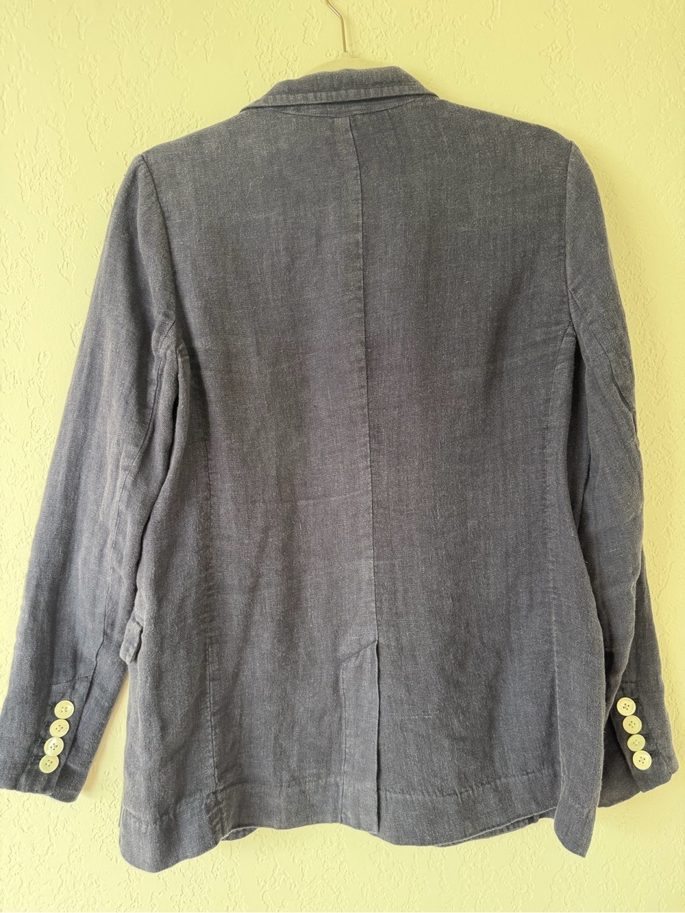 Women’s Alex Mill Navy Button-Up Lightweight Shirt Jacket - Picture 4 of 7